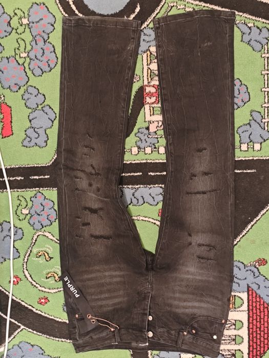 Purple brand flared jeans