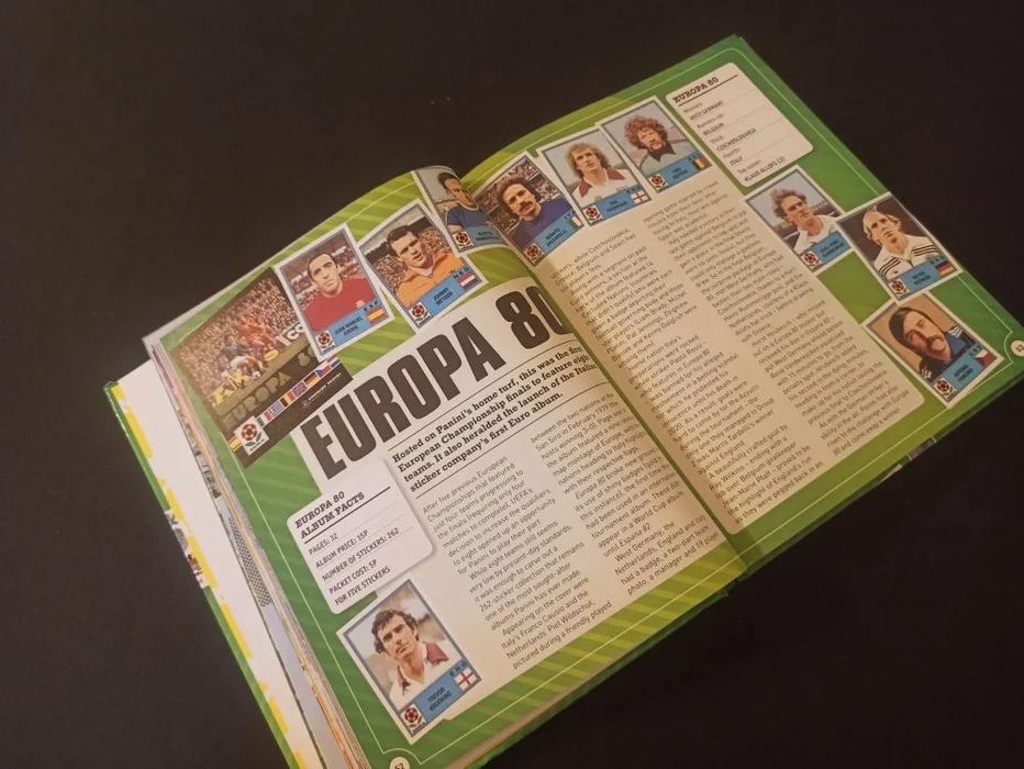 Panini Hardcover Football Stickers, The Official Celebration