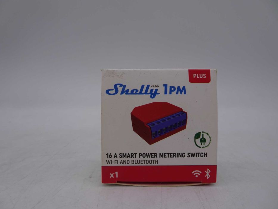 Releu inteligent Shelly Plus 1PM - 1canal,contor de energie, WiFi