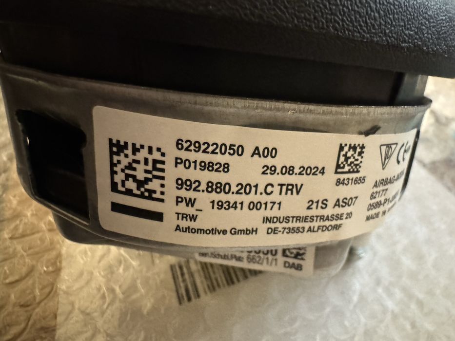 Airbag volan Porsche GT4/GT4RS