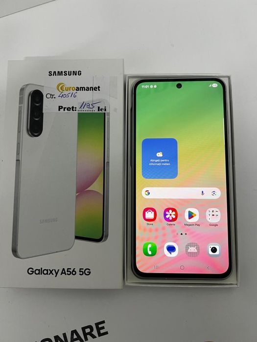 Telefon mobil Samsung Galaxy A56, Dual SIM, 8GB RAM, 128GB -I-