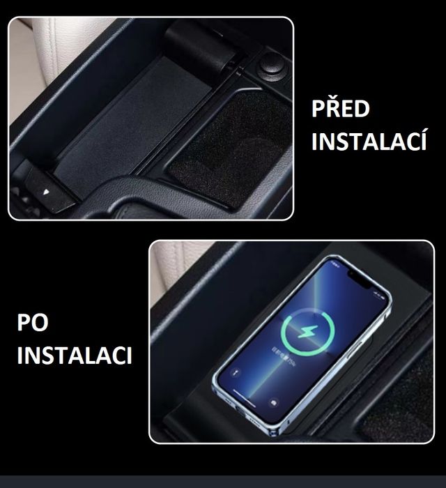 Qi индуктивно зарядно за телефон BMW 3 (E90/E92/E93)