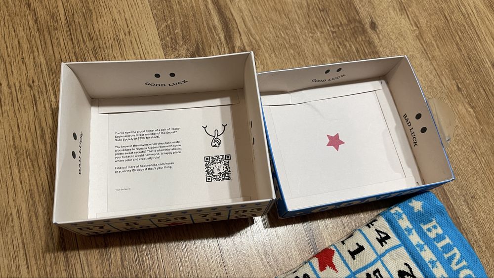 Set Ciorapi Originali Happy Socks Nr. 41-46 Noi In Cutie 2 Perechi