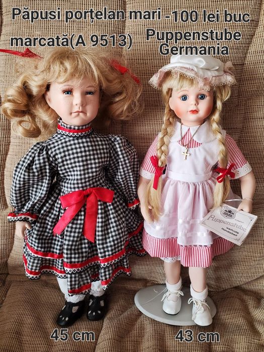 Păpuși porțelan elegante