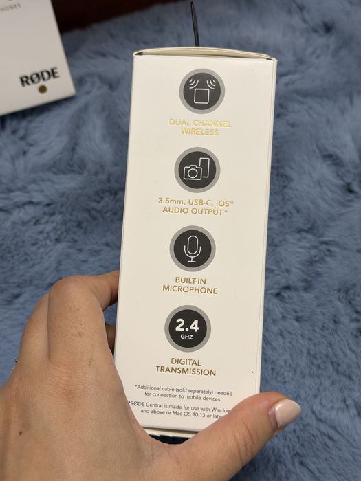 Pachet LAVARIERE + MICROFON  RODE wireless go 2