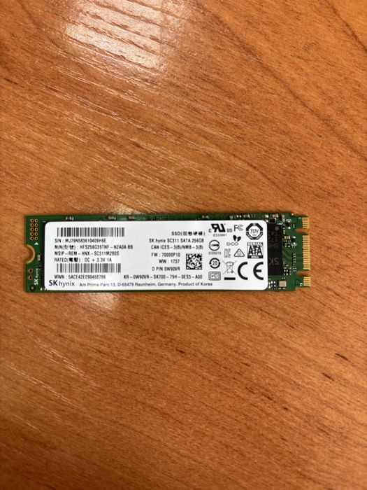 SSD m2 SK Hynix 256gb