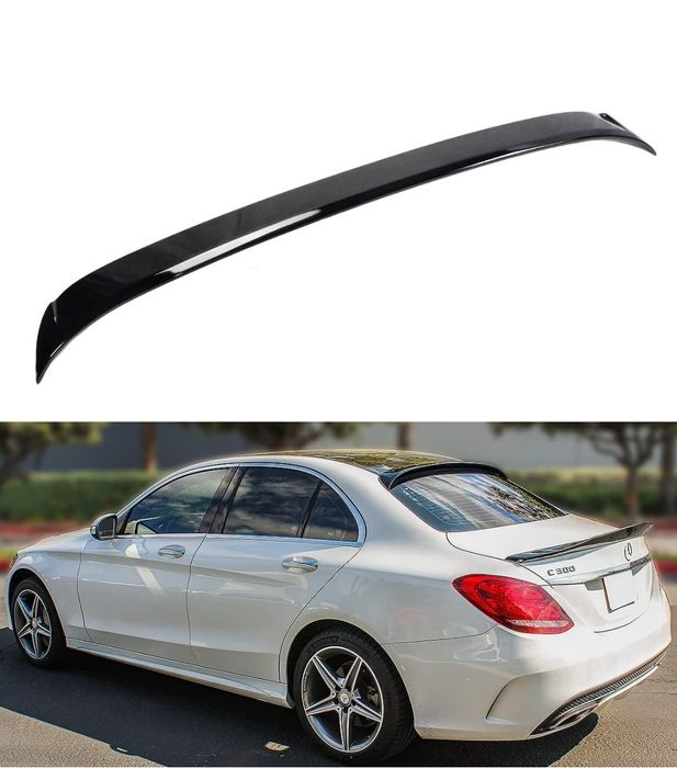 Eleron luneta lip codita Mercedes C Class W205 2007-2014 negru lucios