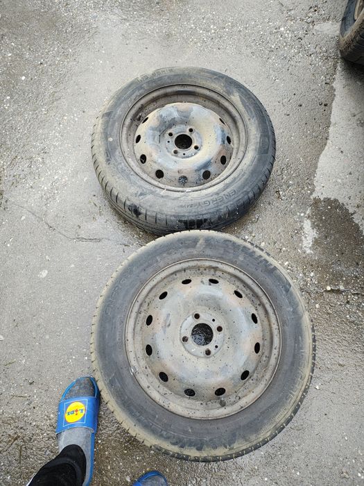 Vând set 4 roti vara pentru Logan 185/65 R15