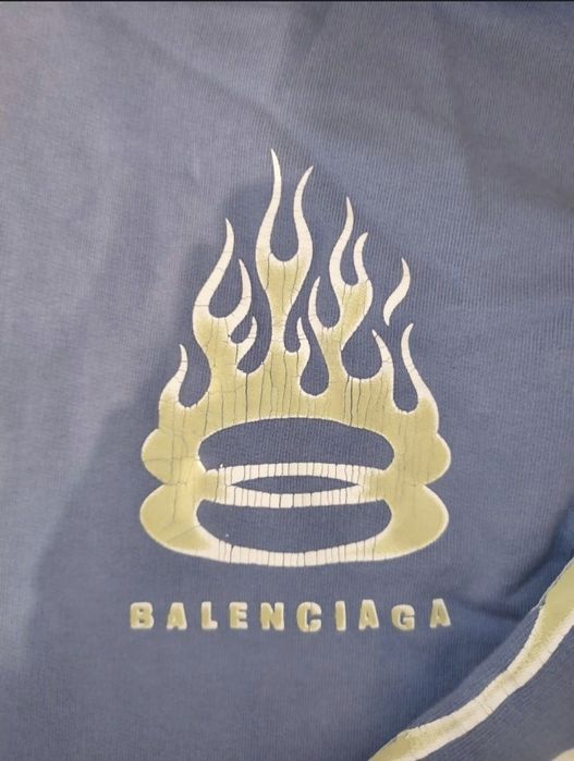 Hanorac Balenciaga Flames Zip-up