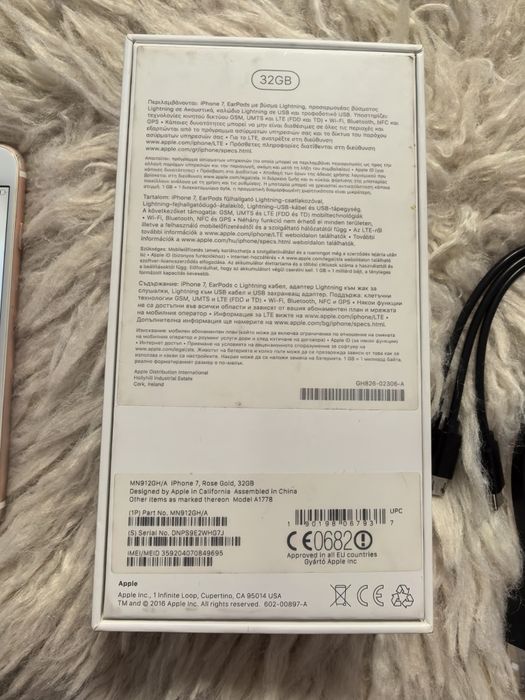Iphone 7 rose gold 32GB