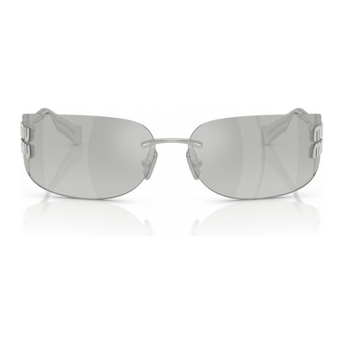 Miu Miu MU A51S 1BC10Y Silver - Women's Sunglasses