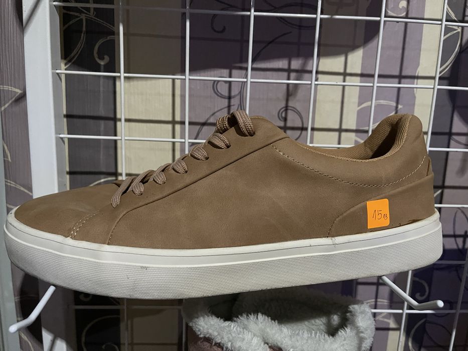 Мъжки кожени спортни обувки Pull and Bear 44