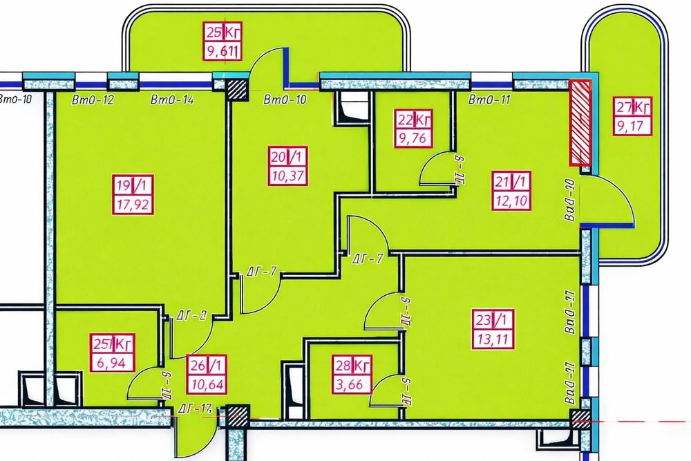 ЖК Parkwood | Премиум новостройка 83м² в центре| Ул. Нукусская