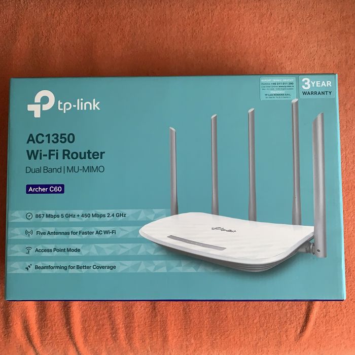Vand WI-FI ROUTER AC 1350 tp-link