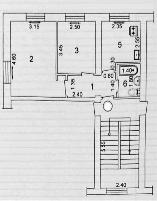 Продается квартира Буз-2, Экобазар, Тц Чимган, Ялангач 2/1/5 торец
