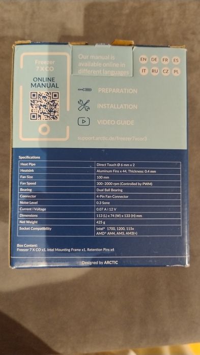 Cooler artic freezer 7 X