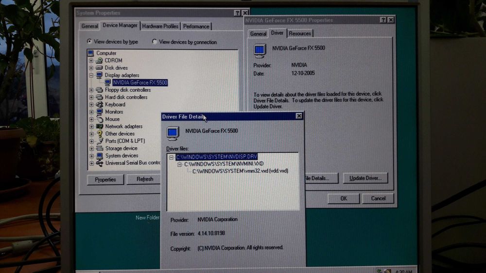 Placa video de colectie nVIDIA Geforce FX 5500 PCI 256MB DDR 128bit