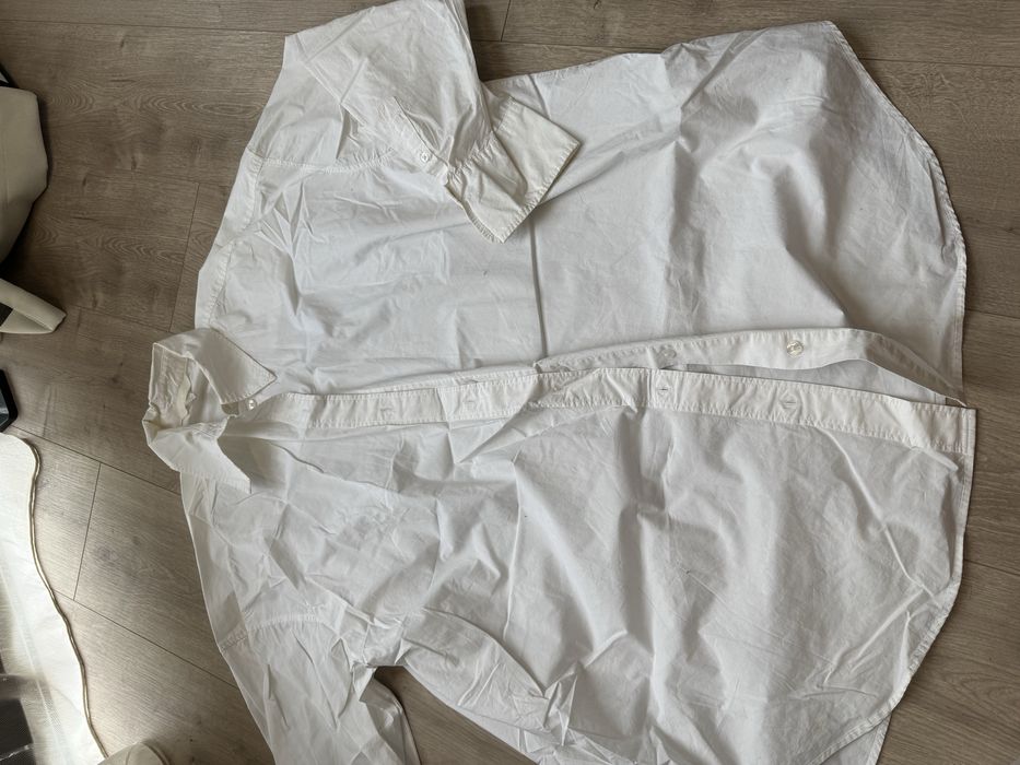 Рубашка белая длинная