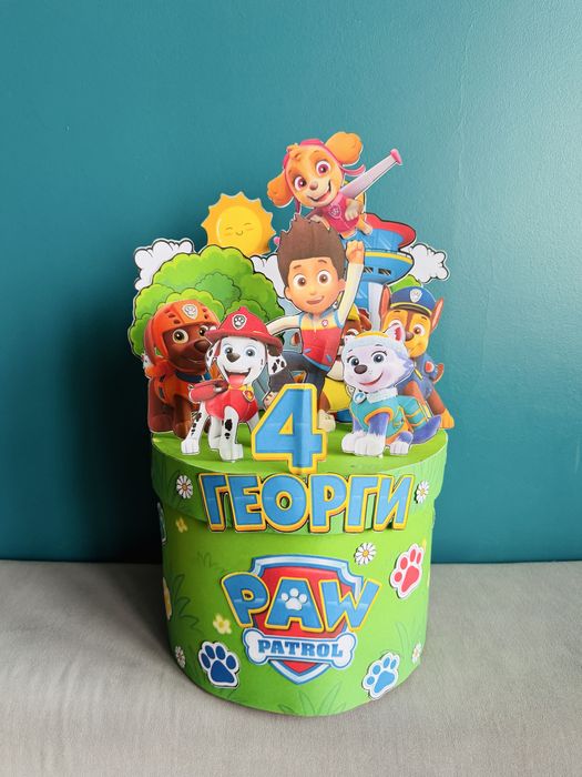 Картонена торта Пес Патрул Paw patrol