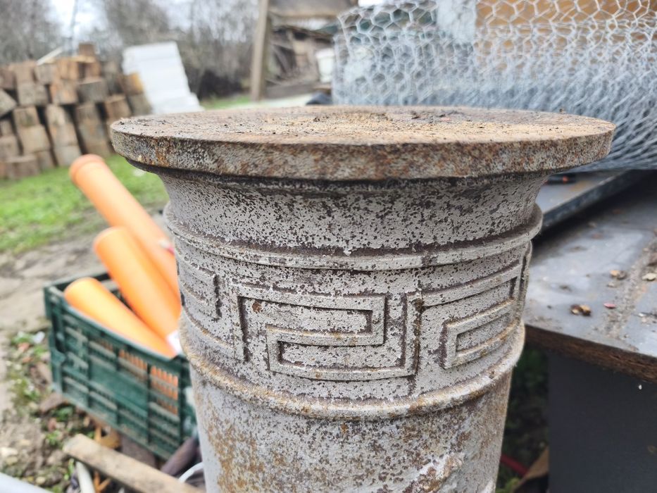 Sobă veche fontă godin fontă pe lemn