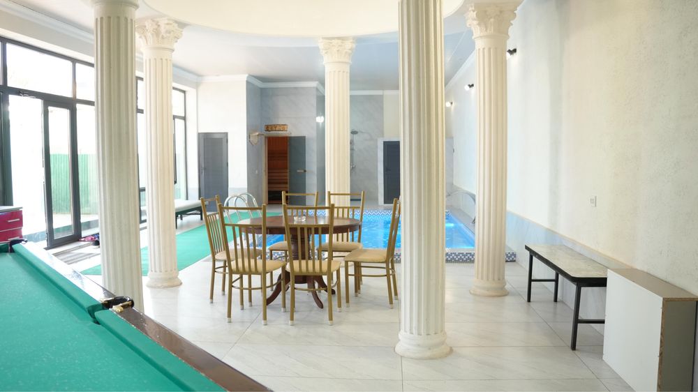 Аренда коттедж посуточно дома, бассейн, бильярд