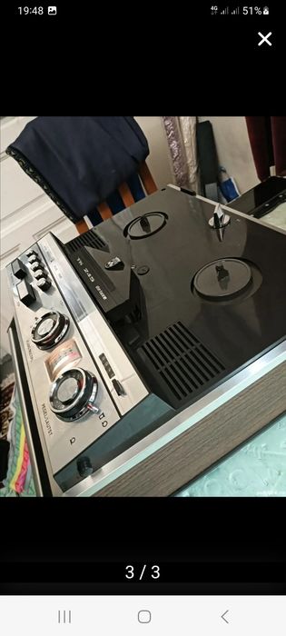Magnetofon Grundig TK 245 de luxe stereo cu Ampl și dif de  control.