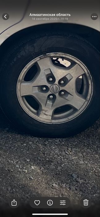 Диски тиановые ниссан оригинал