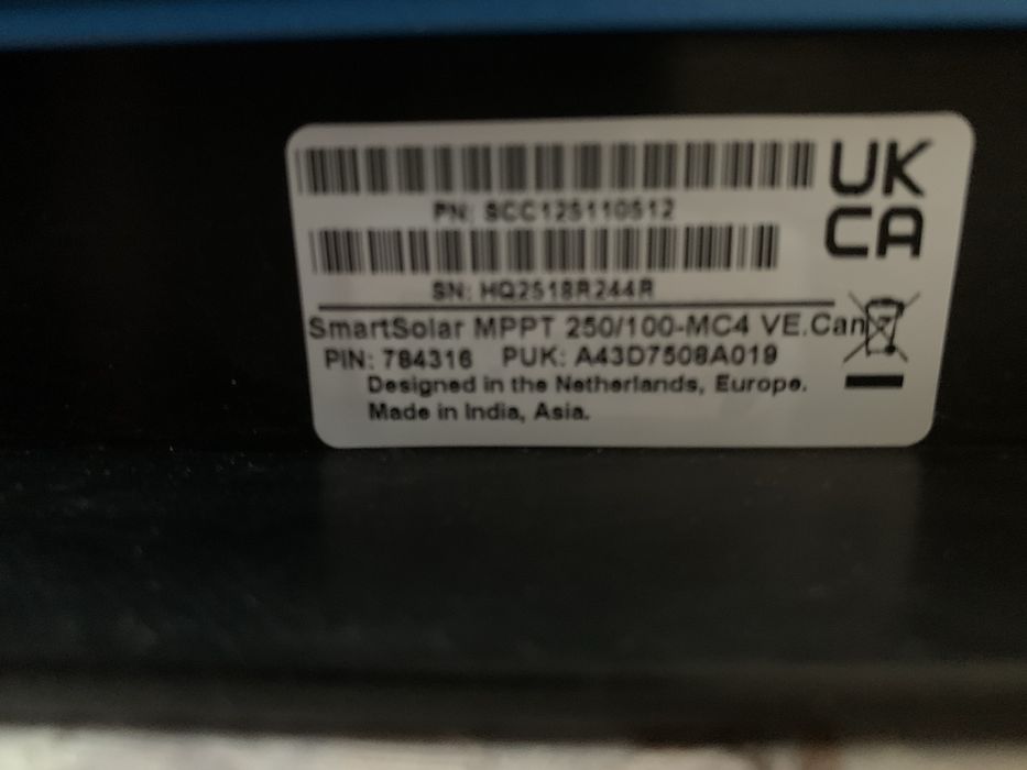 Victron MPPT 250/100-MC4 VE.Can Victron
