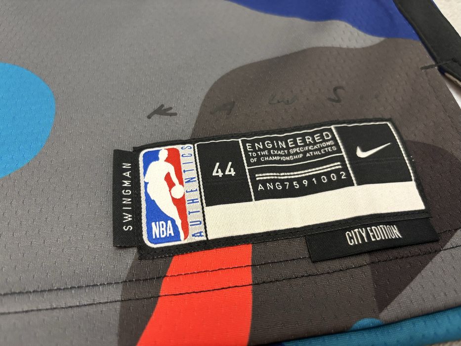 Nike Brooklyn Nets X KAWS jersey