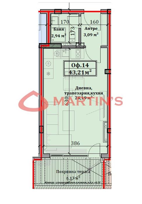 Продава се Едностаен апартамент в София, Малинова долина - 53 кв.м за 2151 €/кв.м - Снимка #1