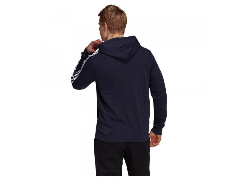 Adidas Мъжка суичър с качулка Essentials Fleece 3 Stripes  размери -