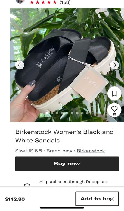 Papuci Copii Birkenstock Papillio, negri, marimea 35