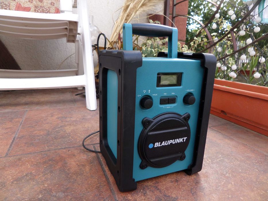 Radio santier cu acumulator li-ion, boxa,bluetooth,radio,aux,Blaupunkt