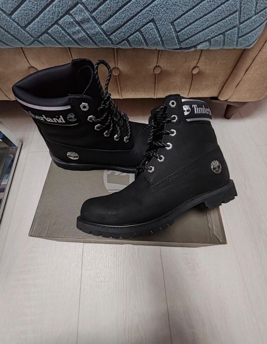 Ghete Timberland piele