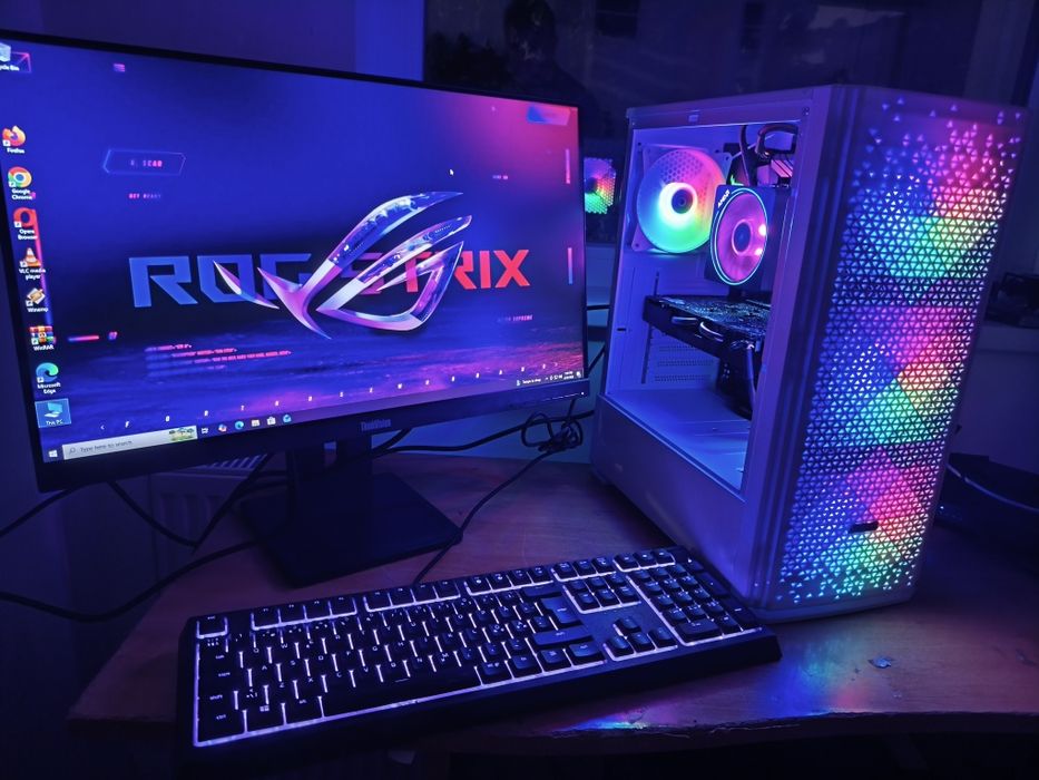 Unitate gaming Asus Rog Stric cu i7 Ryzen 7x Ram 32Gb video RTX  8Gb ssd 1 tera Win 10 GTA FORTNITE FIFA CSGO MINECRAFT ROBLOX
