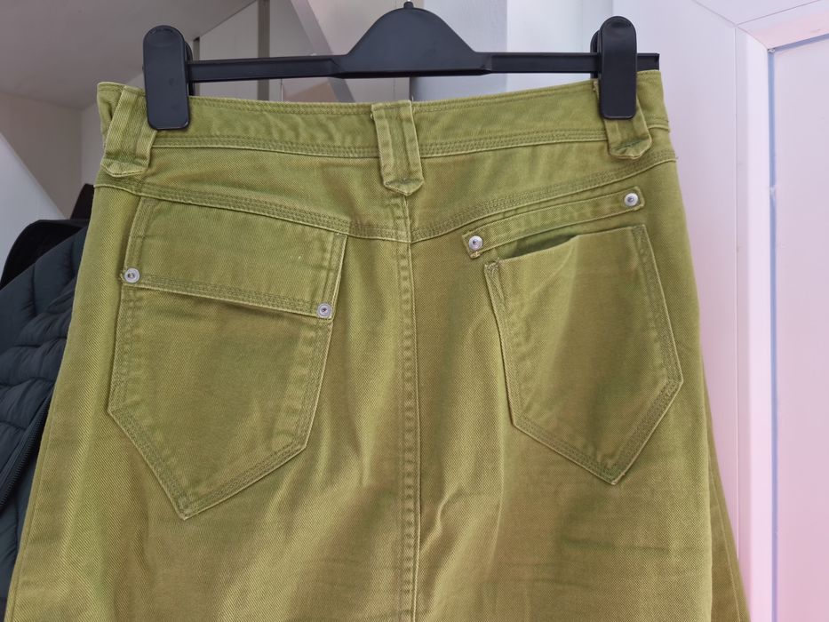 Fusta denim verde