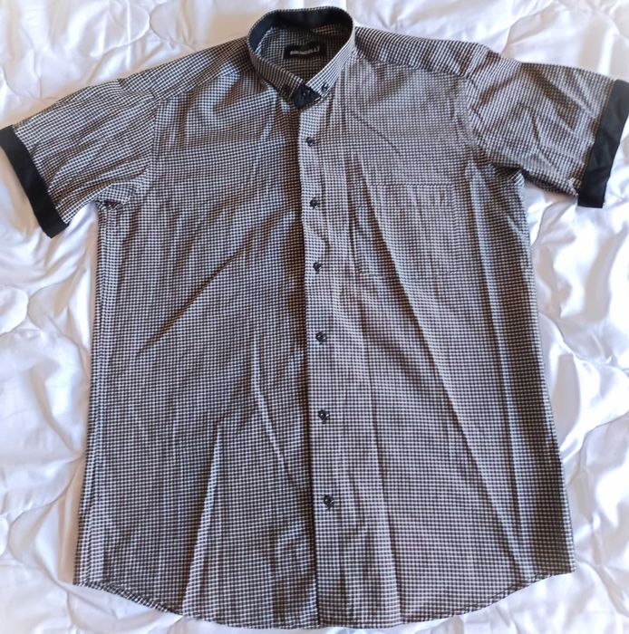 Мъжка риза с къс ръкав, размер М