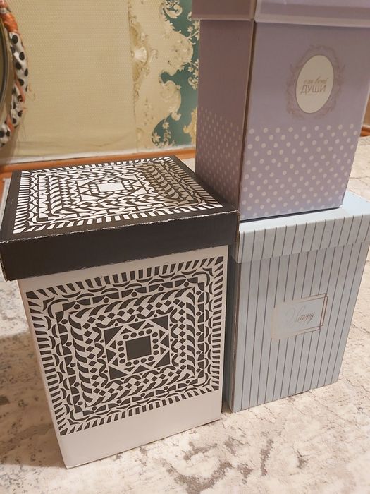 Коробки новые много подарочные!!!