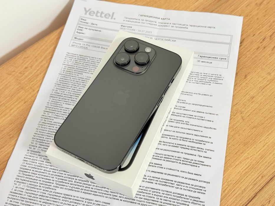 iPhone 14 Pro Гаранция/100% батерия!!!