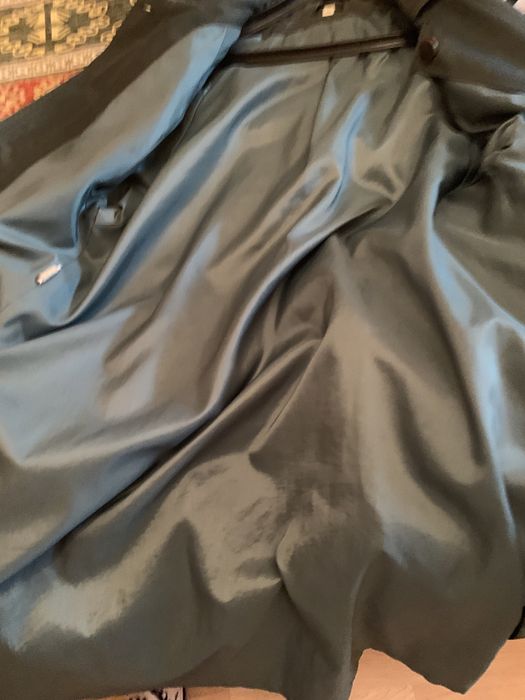 Женский плащ перчатки кожаные