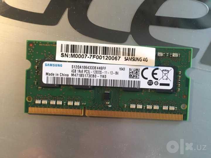 Оперативная память Samsung-Transcend-DDR3L SO-DIMM- DIMM 4GB (1600MHz)