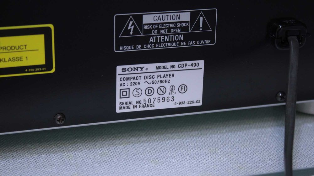 Cd player Sony CDP-490.