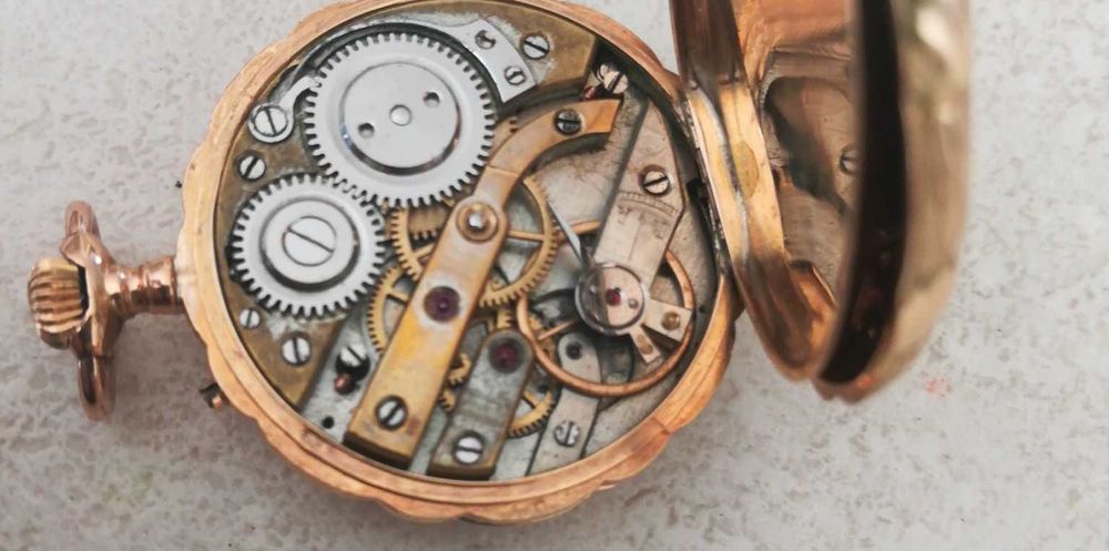 Ceas Functional Iwc, Aur 14K, Pandantiv Sau De Poseta