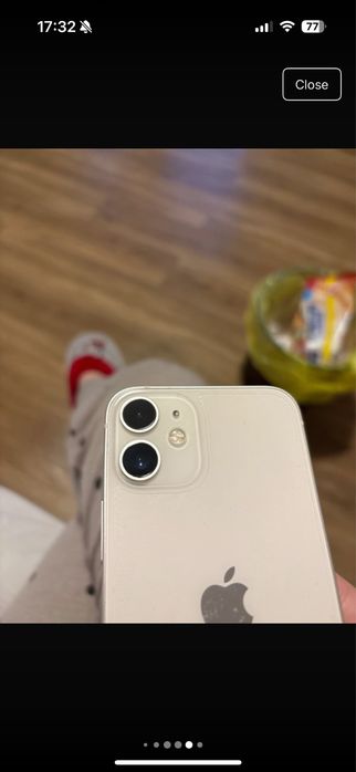 iphone 12 mini 128 GB 78%baterie și cu folie de sticlă pe spate