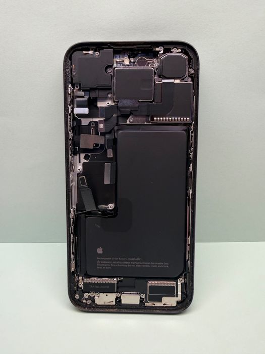 Carcasa originala iPhone 15 Pro Max Black camera baterie sticla rama
