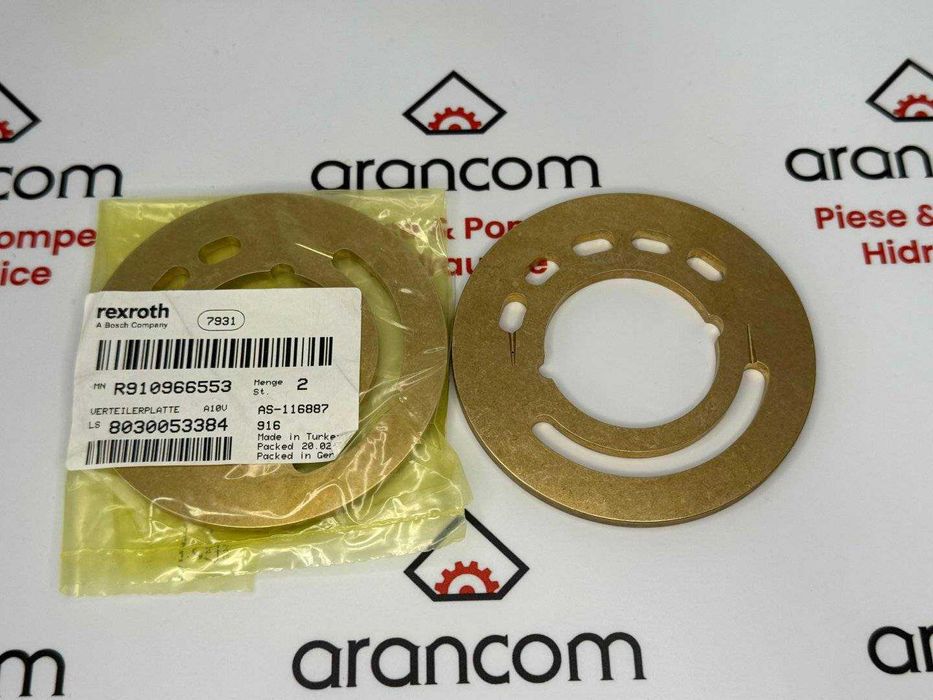 R910966553 Placa presiune RH Massey Ferguson A10VO45/50 Bosch Rexroth