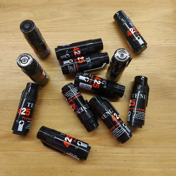 Оригинальный Черный перманентный Маркер "TE NENG" 425. Универсальный.