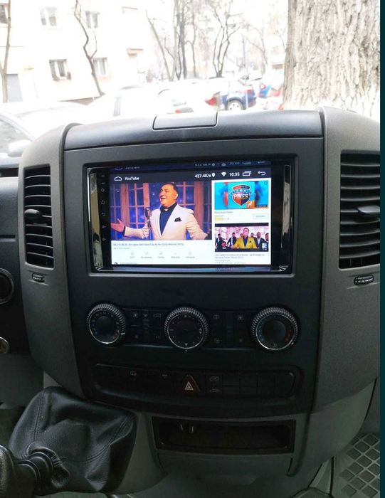 Navigatie Android Mercedes Sprinter Crafter Vito B Class Waze