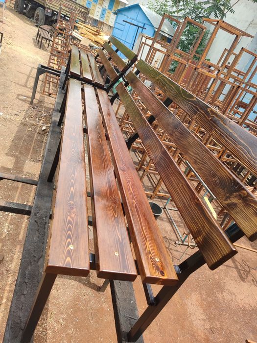 Скамейка со спинкой 2 метра