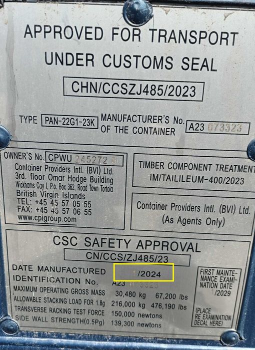 Container Maritim 6m NOU–Cea Mai Bună Ofertă serie 2024, Preț Reducere